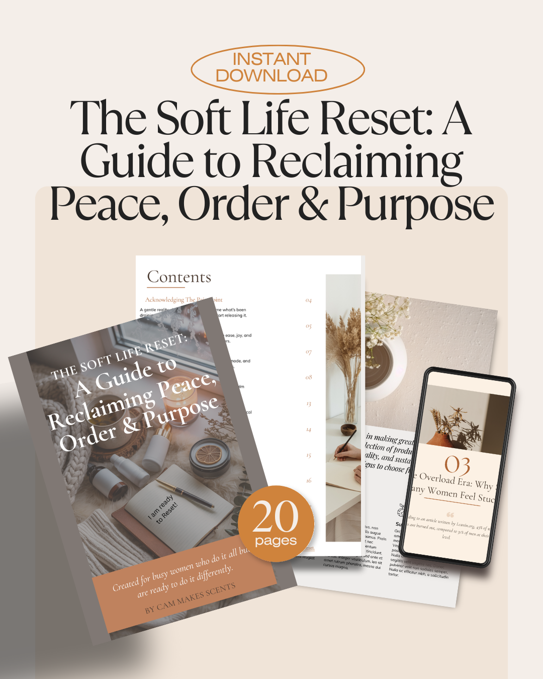 The Soft Life Reset: A Guide to Reclaiming Peace, Order & Purpose