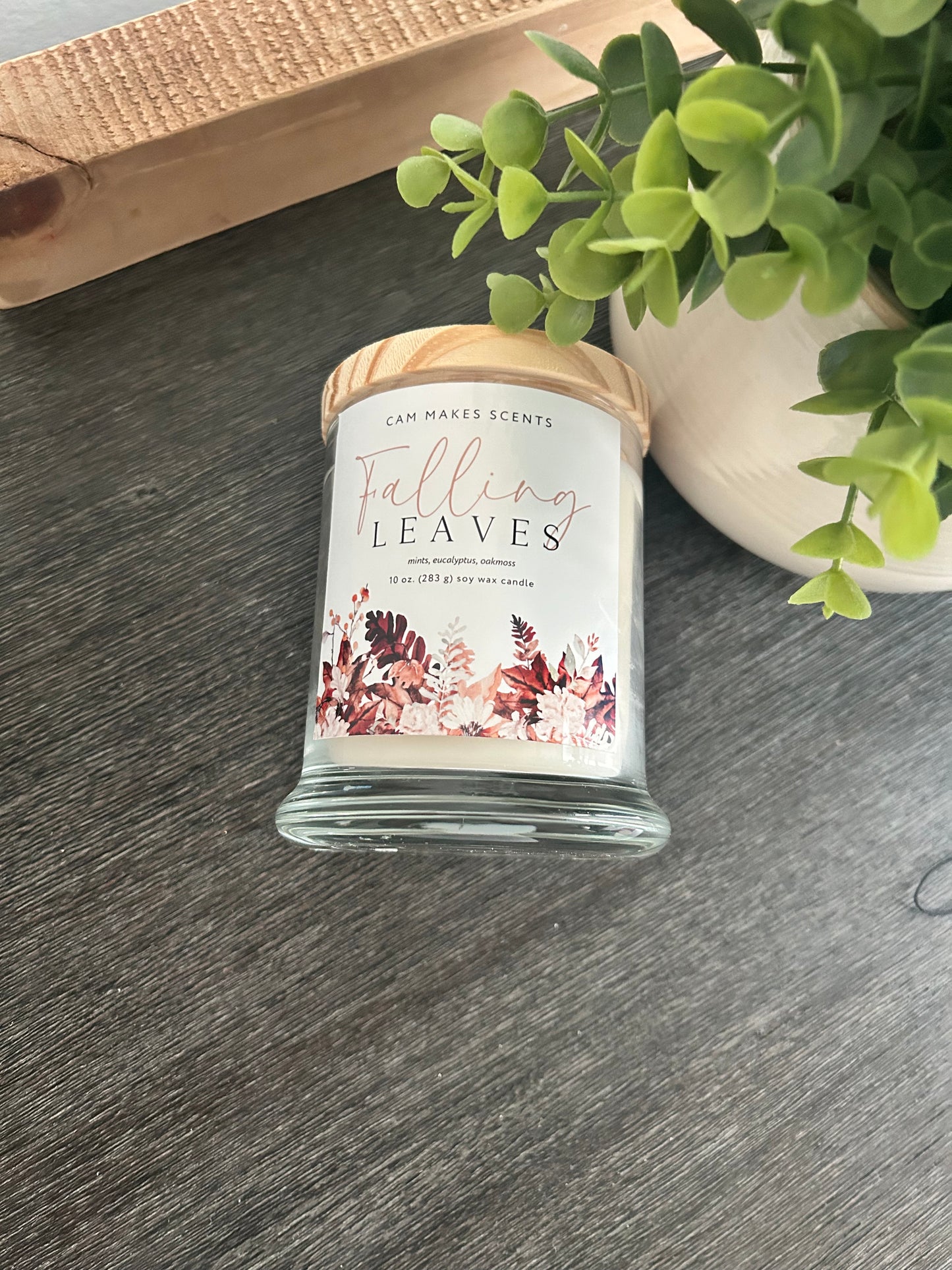 Falling Leaves Candle