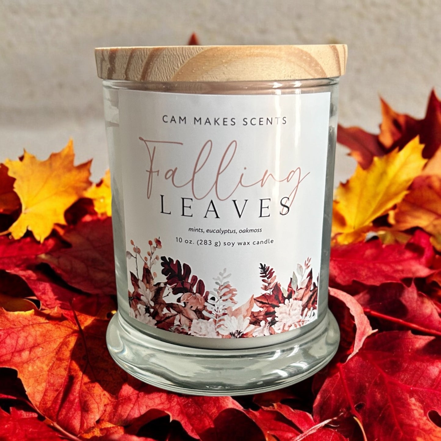 Falling Leaves Candle